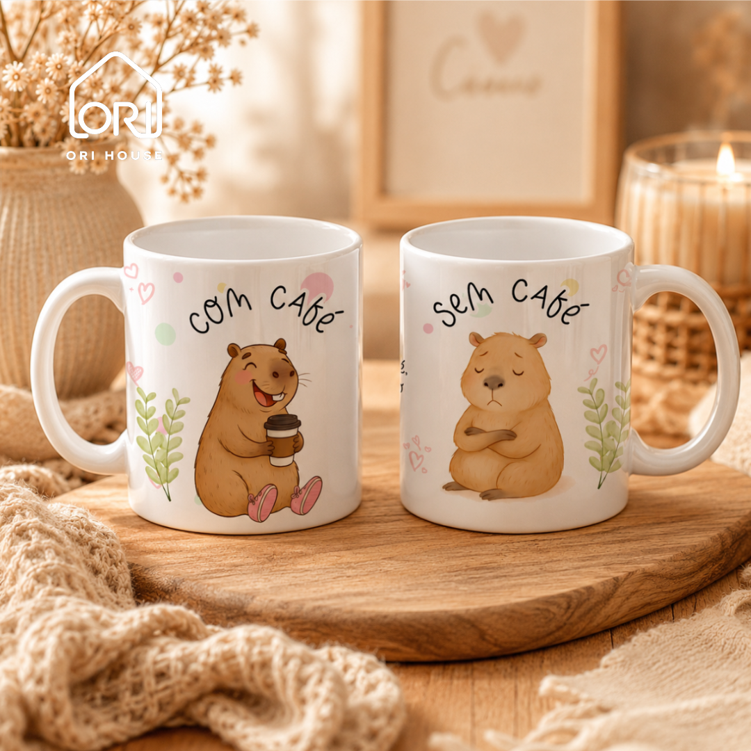 Canecas | Linha Capivara Meme 325ml | ORI HOUSE